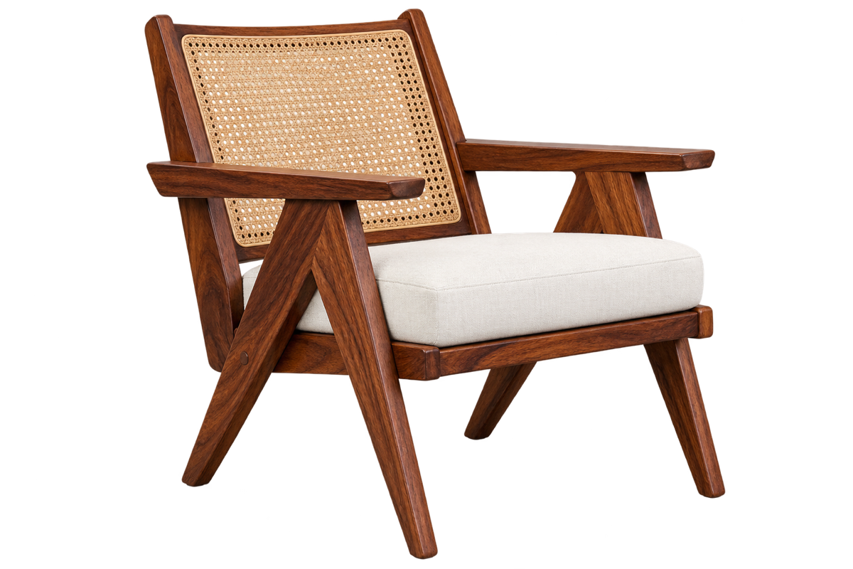 Chairs in handcrafted sheesham wood